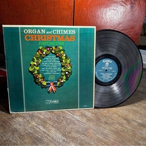 Caroler Organ and Chimes Christmas Favorites Vinyl Record - Black